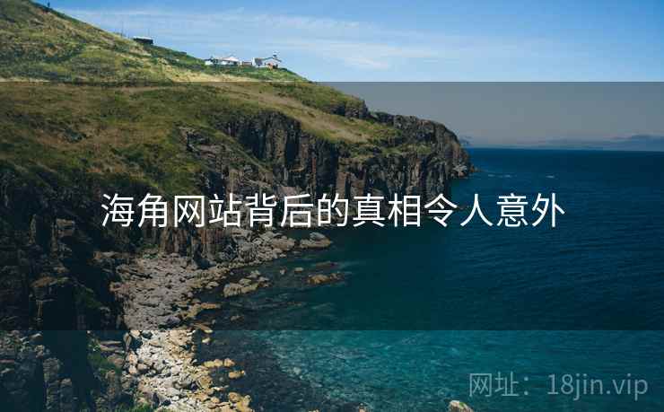 海角网站背后的真相令人意外